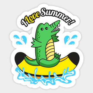 i love summer! Sticker